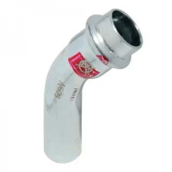 Bërryl çeliku inox Viega Sanpress Inox 435400, 45°, 22mm
