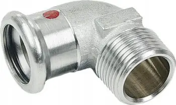 Bërryl çeliku Sanha 24000 90°, 15 mm x 1/2", i argjendtë