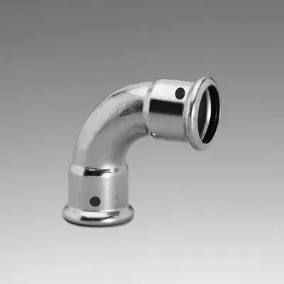 Bërryl çeliku SANHA Sanha Therm 90°, 22mm, presim, i galvanizuar - 2