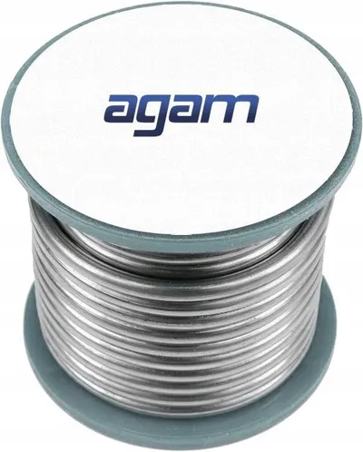 Tel saldimi Agam Soft Solder, Sn97Cu3, 3mm 100g, argjendtë - 1
