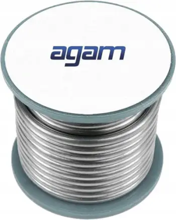 Tel saldimi Agam Soft Solder, Sn97Cu3, 3mm 100g, argjendtë