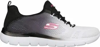 Atlete Skechers femra, të bardha dhe të zeza
