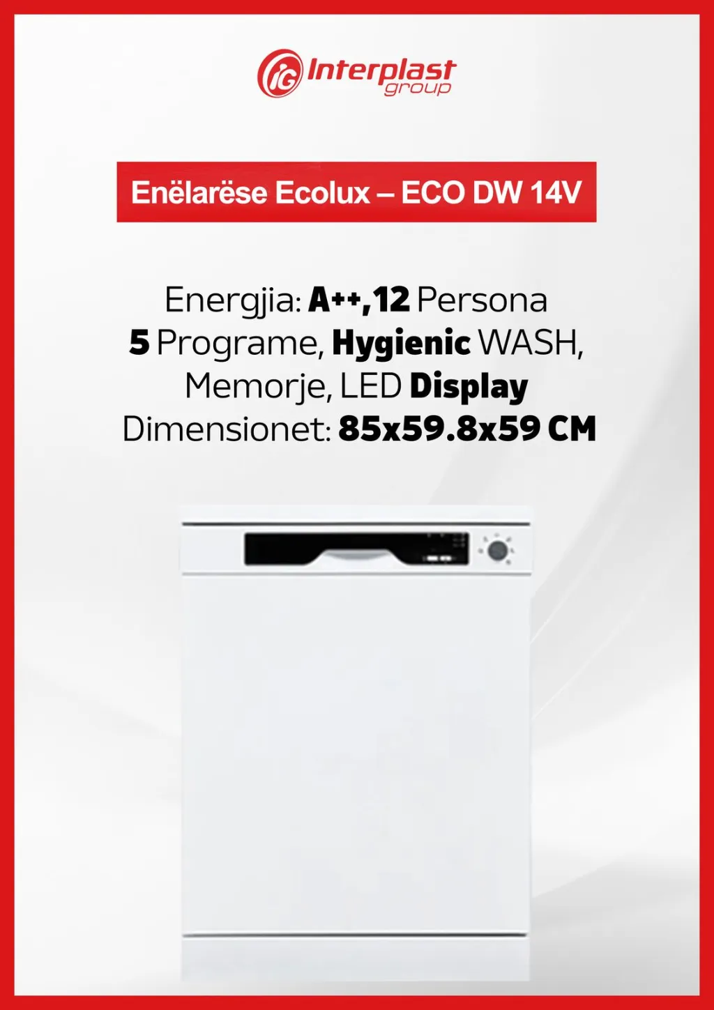 Enëlarëse Ecolux – ECO DW 14V - 2