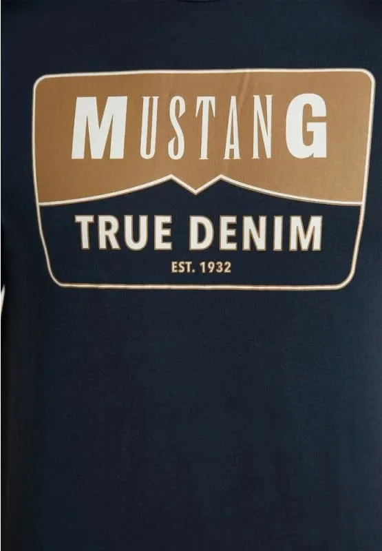 Maicë Mustang për meshkuj, blu e errët - 5