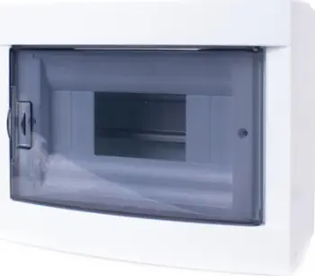 Kuti shpërndarëse Adelid RM-NT-08T, 8 module, montim sipërfaqësor, e bardhë