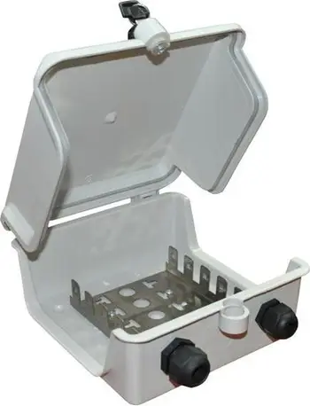 Kuti shpërndarjeje telefonike Alantec TEL010, për 50 çifte, për jashtë, gri