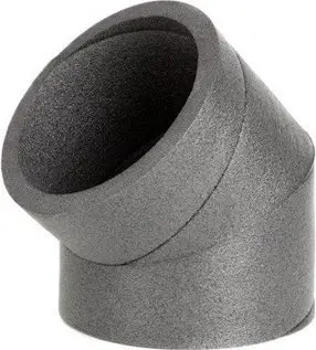 Bërryl izolues Ubbink AERFOAM EPE 160, 45°, për tub 160 mm
