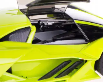 Makina lodër Bburago Race Lamborghini Essenza SCV12, model koleksionues, metal, jeshile e zezë