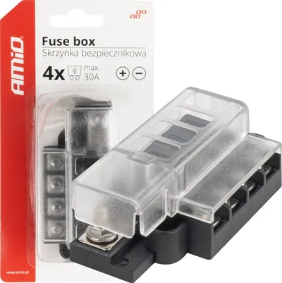 Kuti siguresash AMiO 03835, 4 dalje, 12V 24V, deri 100A - 1