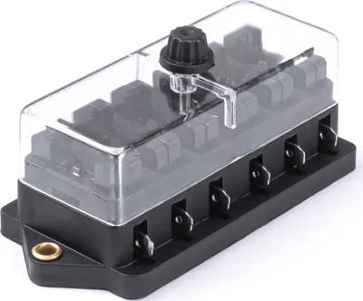 Kuti siguricash AMiO 03041, 6 vende, 12V, e zezë - 1