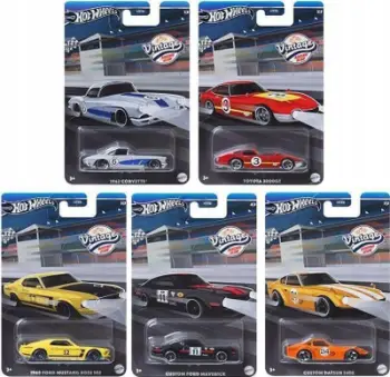 Makina lodër Hot Wheels Vintage Racing Roy Car, shkallë 1:64, metal die cast, shumëngjyrëshe