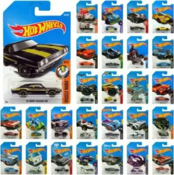 Makina lodër Hot Wheels 1:64, modele të përziera, shumëngjyrëshe