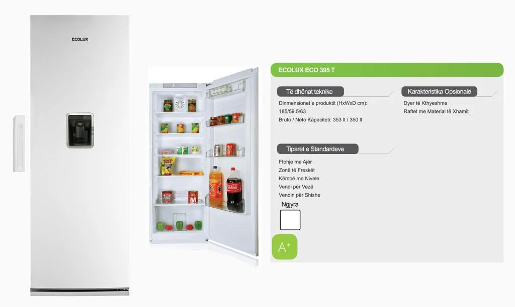 Frigorifer Ecolux – Eco 3951T - 2
