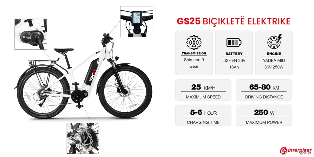 Biçikletë Elektrike – GS25 - 2