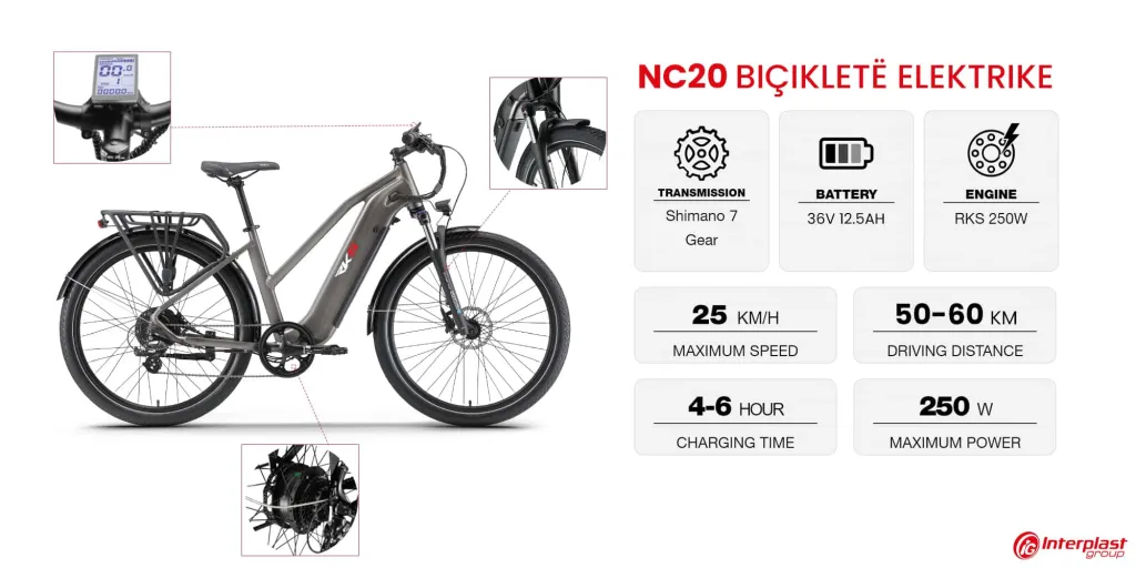 Biçikletë Elektrike – NC20 - 2