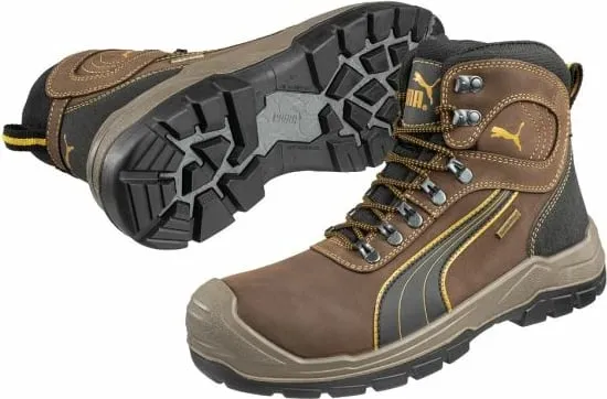 Këpucë për meshkuj Puma Sierra Nevada MID, ngjyrë kafe e errët - 2