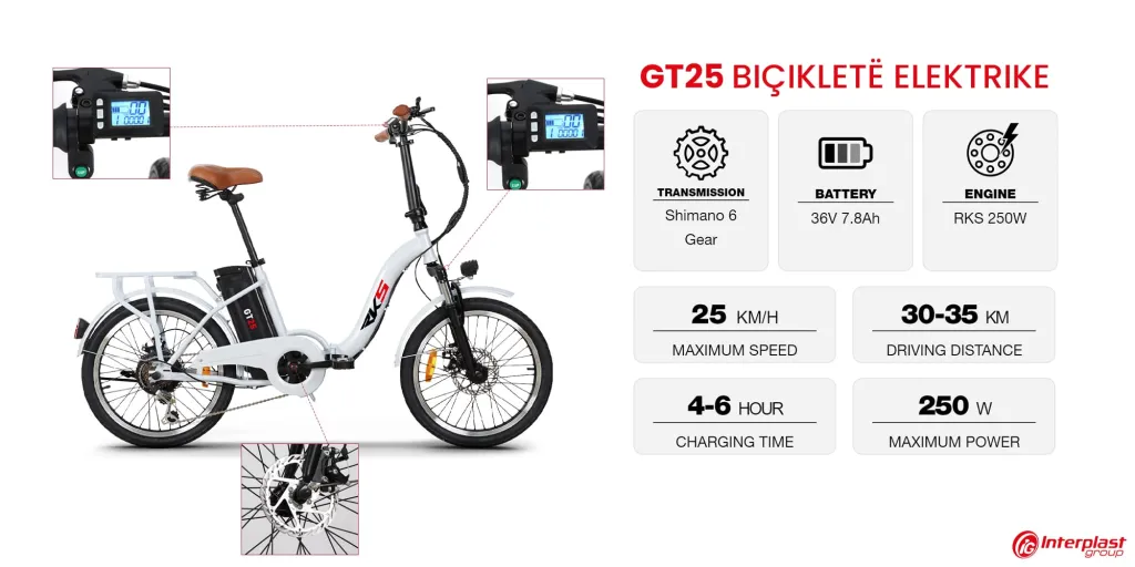 Biçikletë Elektrike – GT25 - 2