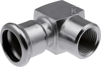 Bërryl me filetë KAN-therm Steel 1509069013, 28 mm, 1/2", i galvanizuar