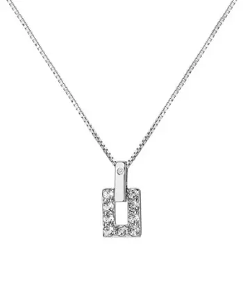 Qafore për femra Hot Diamonds DP898, 40cm, e argjendtë
