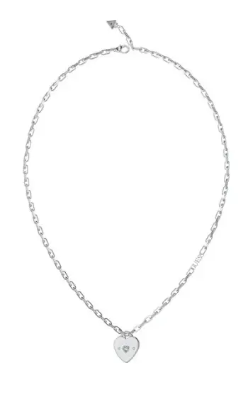 Qafore për femra GUESS Amore, e argjendtë/ transparente