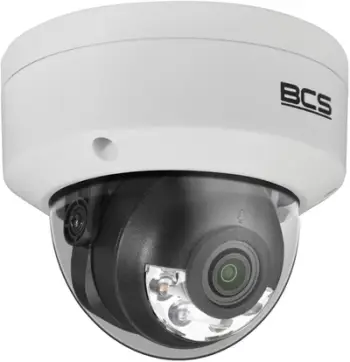 Kamerë dome IP BCS BCS-V-DIP24FSR3L3-Ai1, 4Mpx, 2.8mm, e bardhë