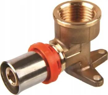 Bërryl muri femër Sigma Li, 25x3/4, PEX, bronz