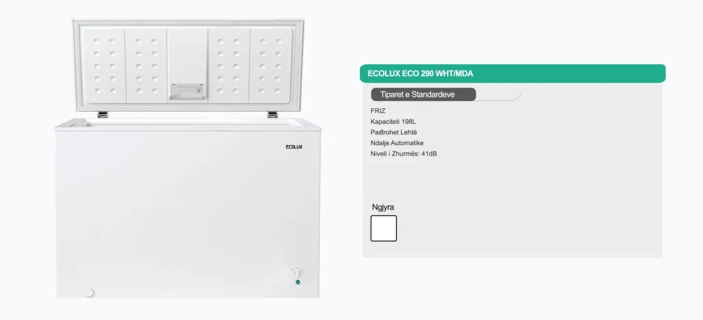 Friz Ecolux 198L – ECO 290WHT MDA - 2