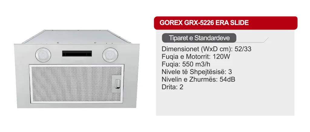 Aspirator Gorex – GRX52/26 ERA SLIDE - 2