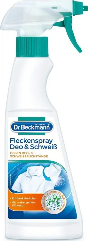 Spray heqës njollash Dr. Beckmann Deodorant & Sweat, për rroba, transparent