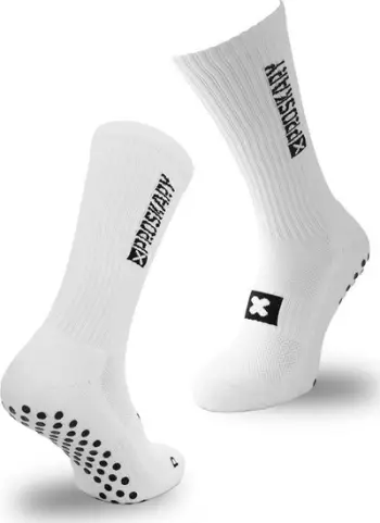 Çorape sportive Proskary Elite Senior, anti rrëshqitje, nr 41 47, të bardha