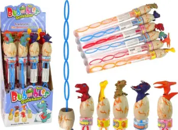 Shkumësa flluska sapuni Leantoys Dinosaurs, 34cm, shumëngjyrëshe
