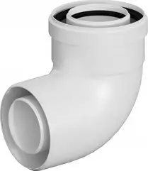 Bërryl oxhaku Ricom END ELBOW PP AL 87°, DN60 100, me gasket