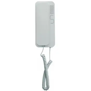 Telefon interfonik CYFRAL SMART-D, shumëbanesor digjital, 2 tela, i bardhë