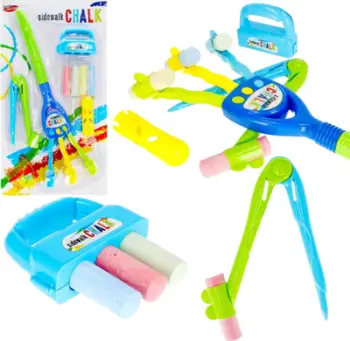 Shkumësa trotuari Mega Creative Pavement Chalk, set 4 ngjyrash, për fëmijë