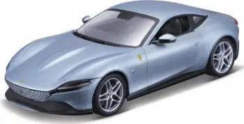 Makina model Ferrari Roma Bburago, Race and Play 1/24, diecast, gri metalike