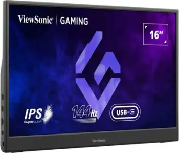 Monitor portativ Viewsonic VX1654, 15.6", Full HD 144Hz, i zi
