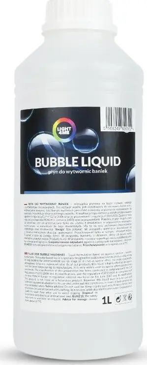 Lëng flluskash LIGHT4ME Bubble Liquid, 1L, transparent