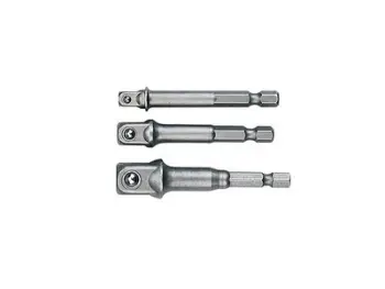 Set reduktues për trapan katror Topex, 1/4 "3/8" 1/2", 3 copë