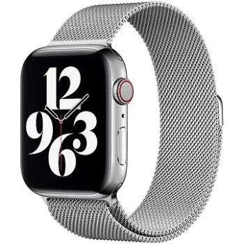Rrip çeliku Eternico Elegance Milanese Pro për Apple Watch, 38mm 40mm 41mm, argjend