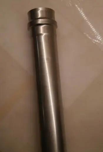 Tub oxhaku Jeremias PIPE DL.1000, inox 0.5 mm, 60 mm, me gasket