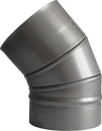 Bërryl oxhaku Wade 115120000, diametër 45°, metalik