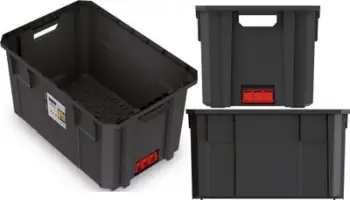 Kuti transporti Kistenberg X Block Pro, 40L, 544 x 362 x 300 mm, e zezë