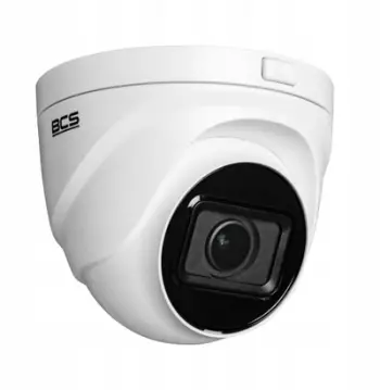 Kamerë dome IP BCS VIEW BCS-V-EIP44VSR3, 4MP, lente 2.8–12mm, e bardhë