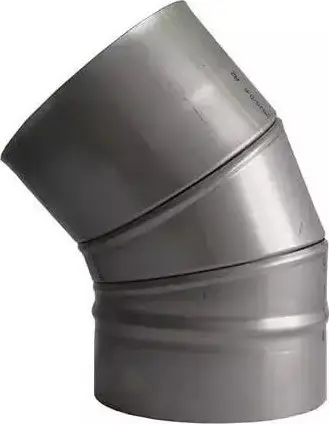 Bërryl oxhaku Wadex 115180000, 45°, metalik