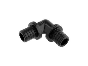 Bërryl për tub KAN-therm Elbow PPSU 25x3.5, sistem Push, i zi