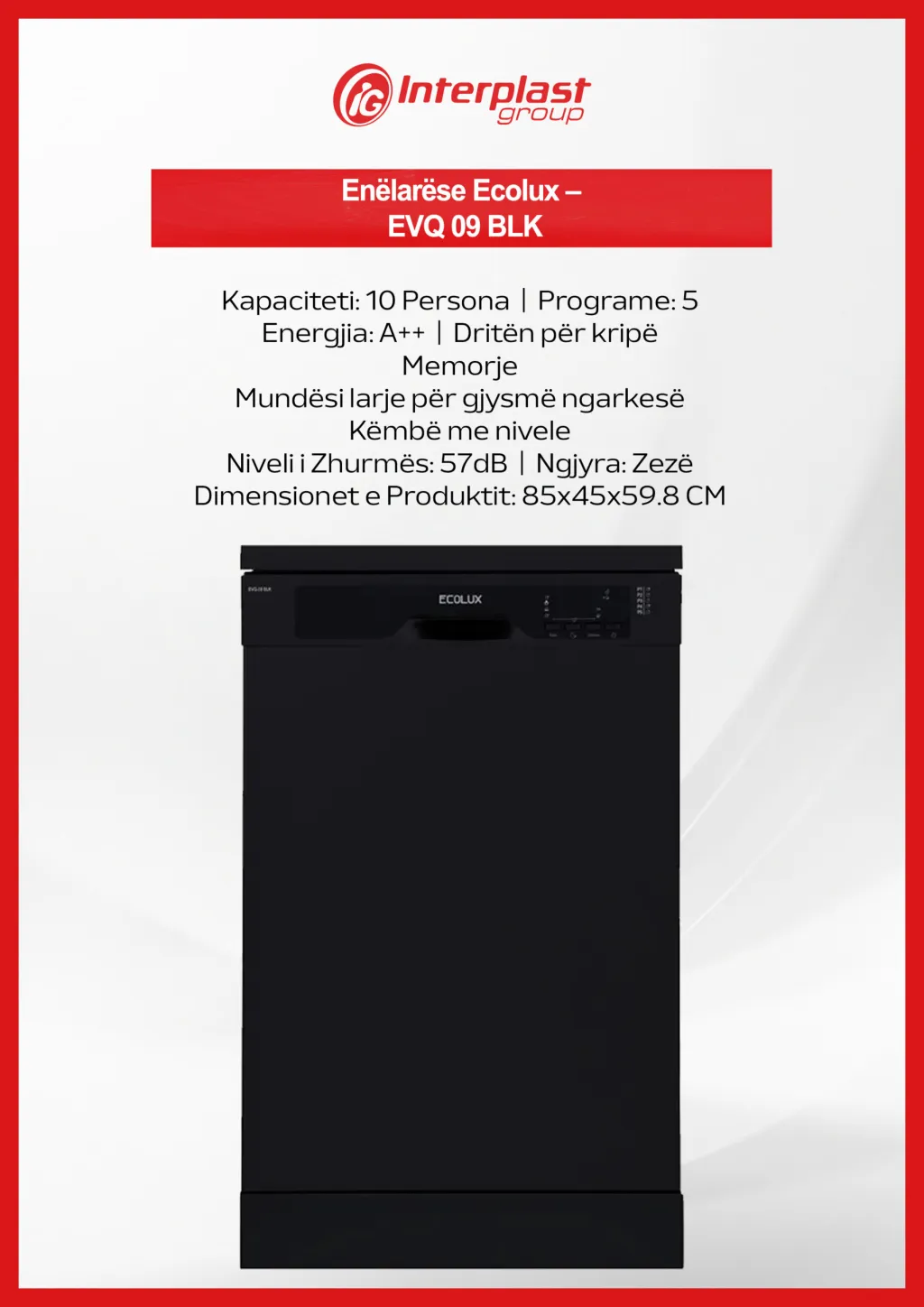 Enëlarëse Ecolux 45cm – EVQ 09 BLK - 2
