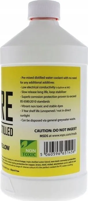Lëng ftohës për PC XSPC PURE Premix, 1L, UV Yellow - 2