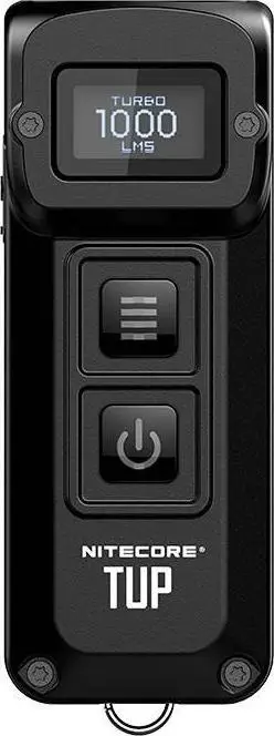 Elektrik dore Nitecore TUP, 1000 lm, rikarikues me USB, i zi