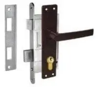 Bravë dere Kurzemes Mortise 407Z-35801/10, cilindër 55 mm, galvanizuar, ngjyrë bronzi