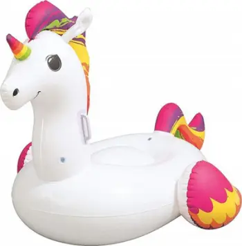 Gomë për not Bestway Huge Unicorn, 150x117cm, e bardhë / rozë